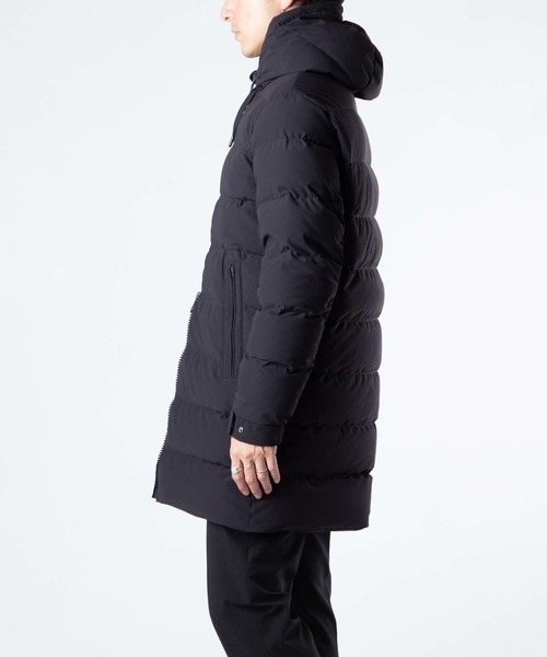 HERNO(ヘルノ)の「HERNO DOWN JACKET ヘルノ ロング ダウンコート(ダウンジャケット/コート・メンズ・ブラック/ネイビー系1・46/48/44/50)」の4枚目の写真