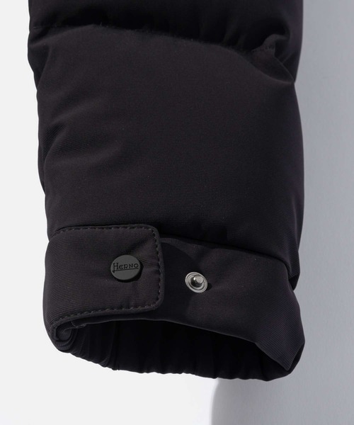 HERNO(ヘルノ)の「HERNO DOWN JACKET ヘルノ ロング ダウンコート(ダウンジャケット/コート・メンズ・ブラック/ネイビー系1・46/48/44/50)」の12枚目の写真