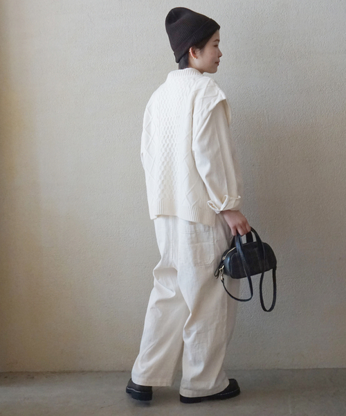 JOURNAL STANDARD LUXE（ジャーナルスタンダード　ラックス）の「アランベスト（ベスト・レディース・ブラック/ホワイト・FREE）」の10枚目の写真