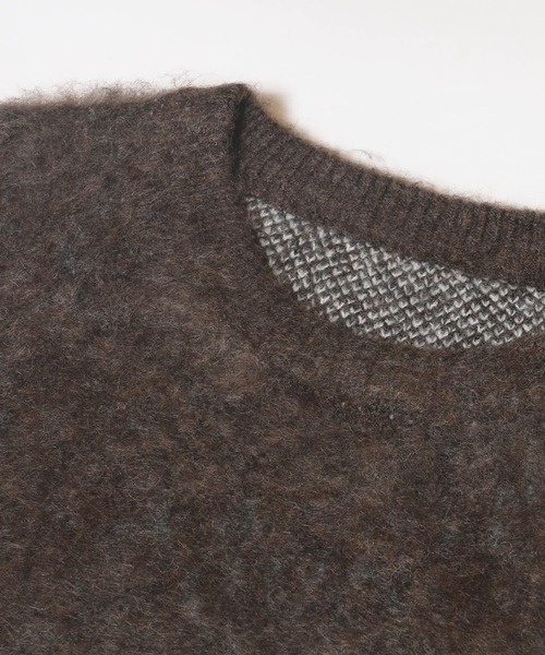 coca(coca)(コカ)の「アブストラクト柄ジャカードニット(ニット/セーター・メンズ・ブラック/ブラウン・XL/M/L)」の13枚目の写真