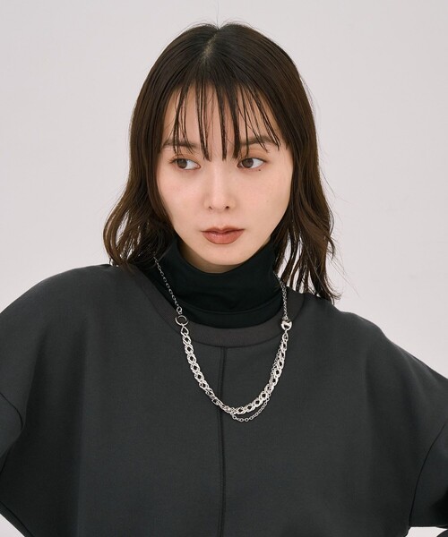 UNITED TOKYO(ユナイテッドトウキョウ)の「マルチWAYチェーンネックレス(ネックレス・レディース・シルバー・FREE)」の4枚目の写真