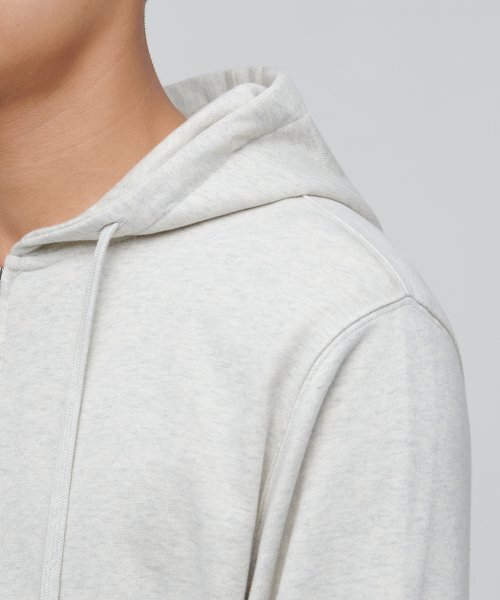 MUSINSA STANDARD（ムシンサスタンダード）の「パーカースウェットジップアップ[オートミール]（パーカー・メンズ・その他・XX-LARGE/XXX-LARGE/SMALL/MEDIUM/LARGE/X-LARGE）」の5枚目の写真