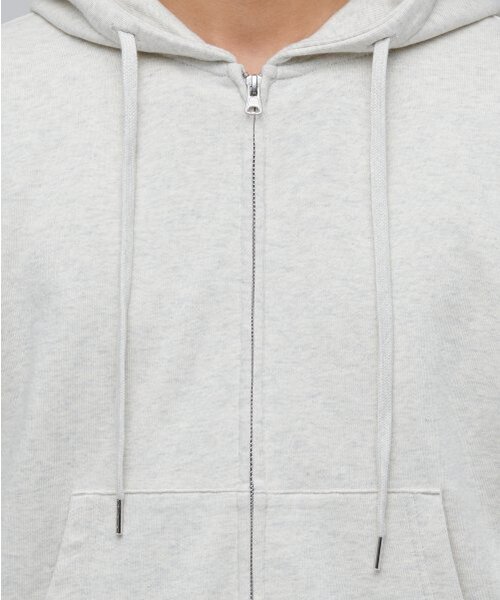 MUSINSA STANDARD（ムシンサスタンダード）の「パーカースウェットジップアップ[オートミール]（パーカー・メンズ・その他・XX-LARGE/XXX-LARGE/SMALL/MEDIUM/LARGE/X-LARGE）」の6枚目の写真