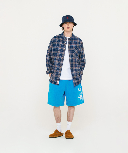 AECA(エイカ)の「SURF AND BALANCE SHORTS-SUNFADE BLUE(その他パンツ・メンズ・その他・LARGE/X-LARGE/SMALL/MEDIUM)」の2枚目の写真