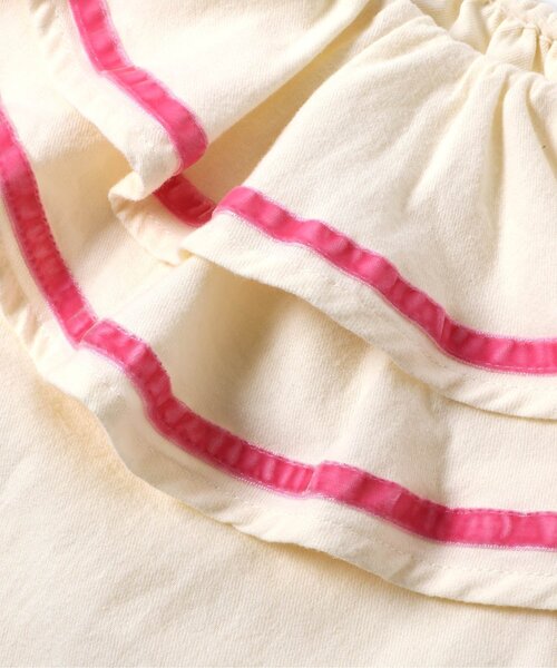 BREEZE（ブリーズ）の「【ジュニア対応】衿フリルトップス（シャツ/ブラウス・キッズ・ダークブラウン/アイボリー・90/100/110/120/130/140/80）」の10枚目の写真