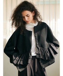 ノーカラージャケット（フリル）ファッション通販 - ZOZOTOWN