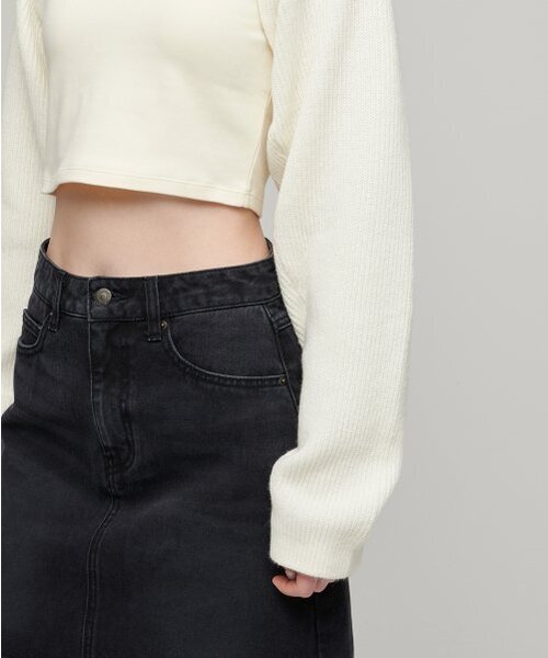 MUSINSA STANDARD WOMAN（ムシンサスタンダードウーマン）の「ウィメンズボレロカーディガン[クリーム]（カーディガン/ボレロ・レディース・その他・SMALL/MEDIUM）」の5枚目の写真