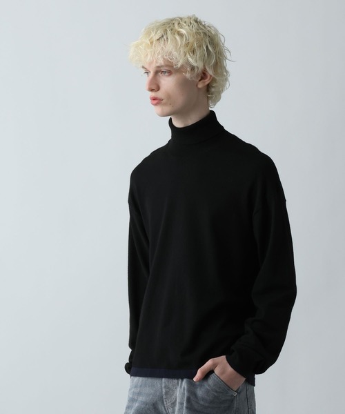 HARE(ハレ)の「MILKYフワニットハイネック(HARE)(ニット/セーター・メンズ・グリーン/ブラック/グレー・SMALL/MEDIUM)」の20枚目の写真
