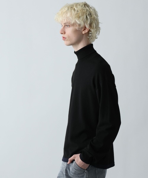 HARE(ハレ)の「MILKYフワニットハイネック(HARE)(ニット/セーター・メンズ・グリーン/ブラック/グレー・SMALL/MEDIUM)」の21枚目の写真