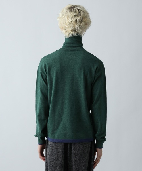 HARE(ハレ)の「MILKYフワニットハイネック(HARE)(ニット/セーター・メンズ・グリーン/ブラック/グレー・SMALL/MEDIUM)」の6枚目の写真