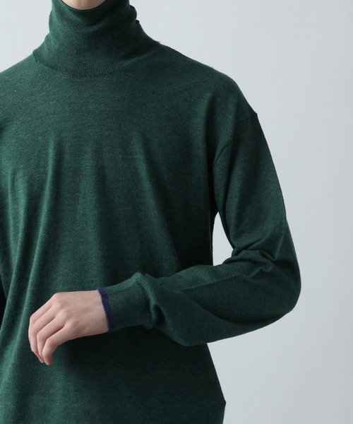 HARE(ハレ)の「MILKYフワニットハイネック(HARE)(ニット/セーター・メンズ・グリーン/ブラック/グレー・SMALL/MEDIUM)」の8枚目の写真