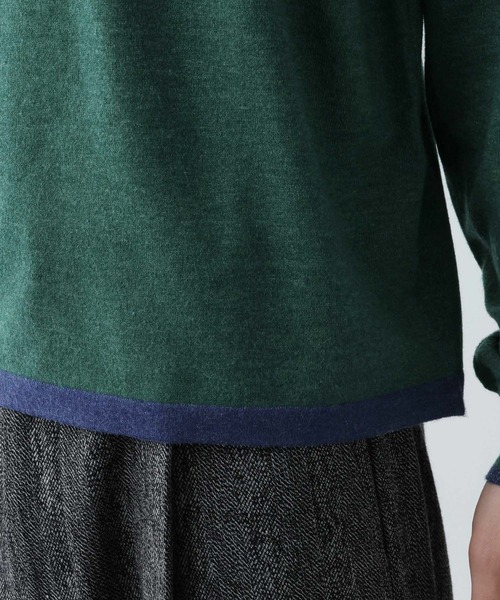 HARE(ハレ)の「MILKYフワニットハイネック(HARE)(ニット/セーター・メンズ・グリーン/ブラック/グレー・SMALL/MEDIUM)」の9枚目の写真