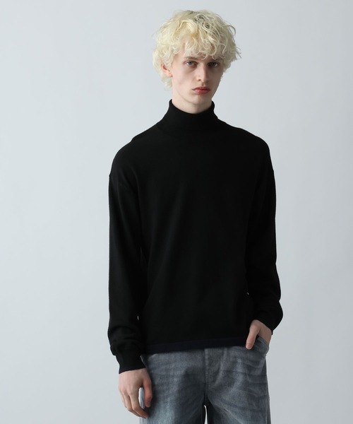 HARE(ハレ)の「MILKYフワニットハイネック(HARE)(ニット/セーター・メンズ・グリーン/ブラック/グレー・SMALL/MEDIUM)」の19枚目の写真