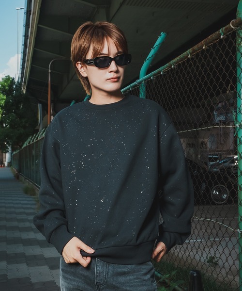 improves（インプローブス）の「ラメ裏起毛 スウェットプルオーバー（スウェット・メンズ・ブラック/ネイビー/ブラウン・LARGE/MEDIUM）」の11枚目の写真