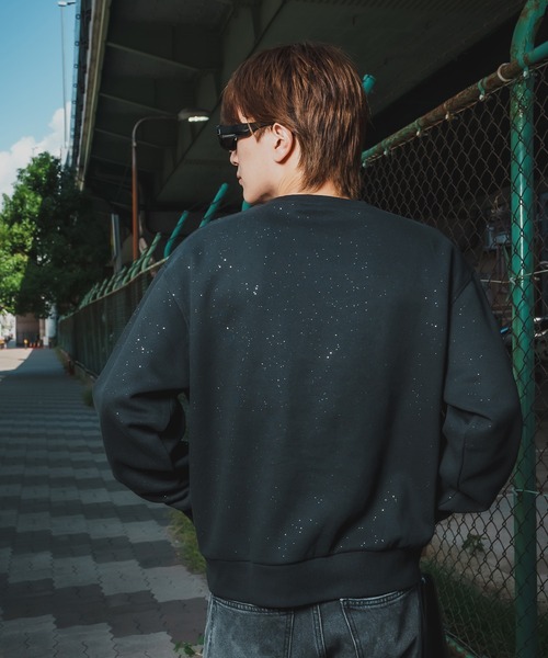 improves（インプローブス）の「ラメ裏起毛 スウェットプルオーバー（スウェット・メンズ・ブラック/ネイビー/ブラウン・LARGE/MEDIUM）」の12枚目の写真