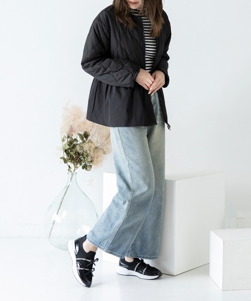 attagirl（アタガール）の「ダブルリボンニットスリッポン（スニーカー・レディース・ホワイト/ブラック/シルバー・LL/3L/4L/S/M/L）」の11枚目の写真