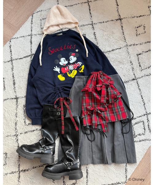 セール】【Disney/ディズニー】 ミッキーマウス&ミニーマウス チェック
