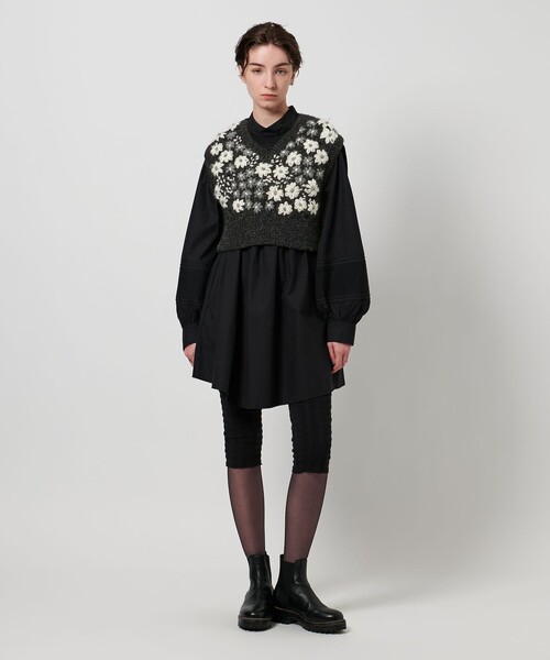 Pheeta＞Clara フラワー ニットベスト/014C-HN1（ベスト）｜Pheeta