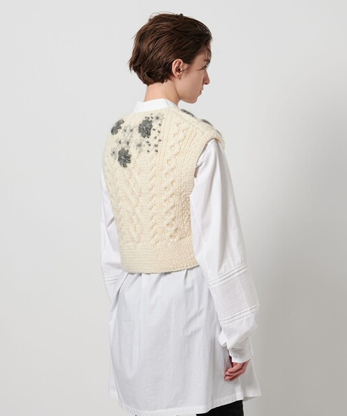 ＜Pheeta＞Clara フラワー ニットベスト/014C―HN1 Pheeta＞Clara フラワー ニットベスト/014C―HN1