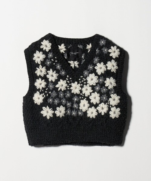 Pheeta＞Clara フラワー ニットベスト/014C-HN1（ベスト）｜Pheeta