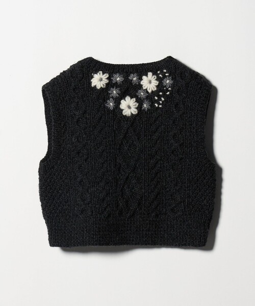 Pheeta＞Clara フラワー ニットベスト/014C-HN1（ベスト）｜Pheeta