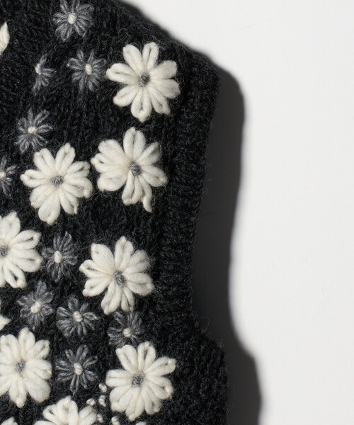 セール】＜Pheeta＞Clara フラワー ニットベスト/014C-HN1（ベスト