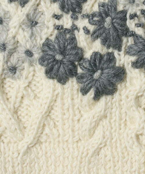 セール】＜Pheeta＞Clara フラワー ニットベスト/014C-HN1（ベスト