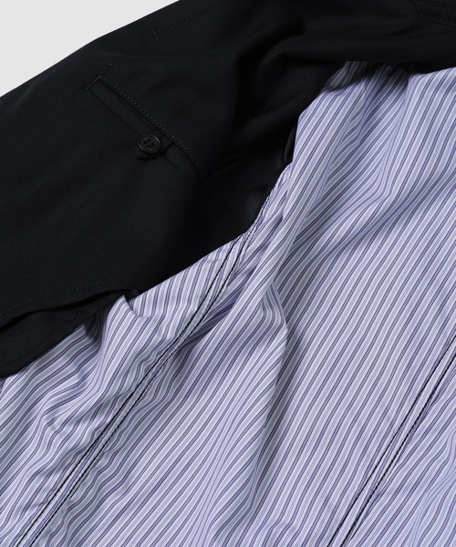 COMME des GARCONS HOMME(コム デ ギャルソン・オム)の「WOOL GABARDINE CLASSIC JACKET(テーラードジャケット・メンズ・ネイビー/ブラック・S/XS/M/L)」の3枚目の写真