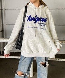 non-hedge（ノンヘッジ）の「ボアロゴパーカープルオーバー（パーカー）」