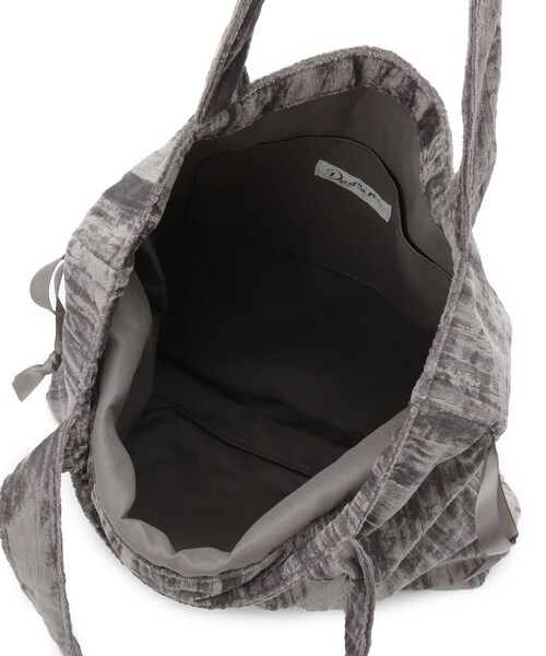 Dessin(デッサン)の「2WAYベロアトートバッグ(トートバッグ・レディース・グレー/ブラック/ライトブルー・00)」の16枚目の写真