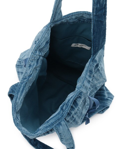 Dessin(デッサン)の「2WAYベロアトートバッグ(トートバッグ・レディース・グレー/ブラック/ライトブルー・00)」の18枚目の写真