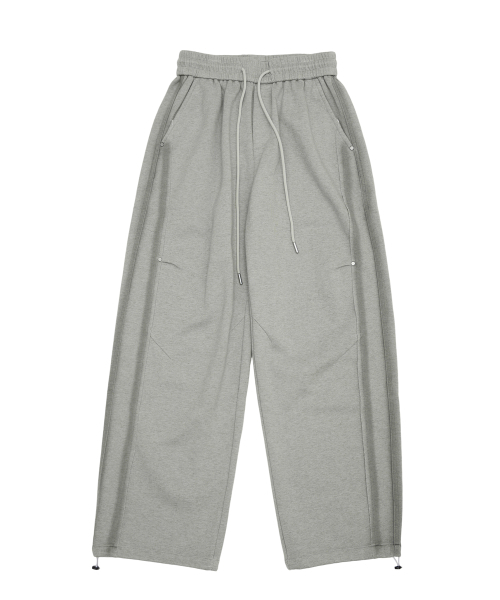DOUBLE JD（ダブルジェイディー）の「リベットトラックストリングパンツ（グレー）（スウェットパンツ・レディース・その他・LARGE/MEDIUM）」の3枚目の写真