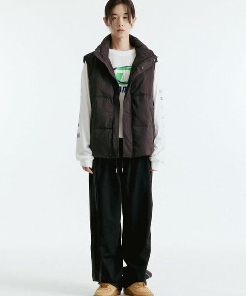 DOUBLE JD（ダブルジェイディー）の「リベットトラックストリングパンツ（グレー）（スウェットパンツ・レディース・その他・LARGE/MEDIUM）」の4枚目の写真