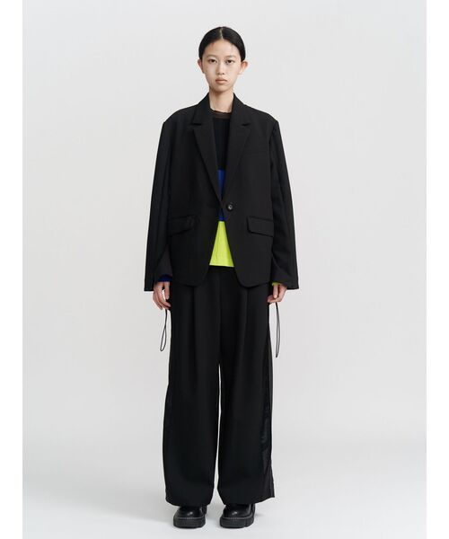 UN3D.(アンスリード)の「FRONT BACK DOCKING PANTS / フロントバックドッキングパンツ(その他パンツ・レディース・ブラック/グレー・36/38)」の8枚目の写真