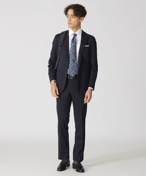 Paul Stuart（ポールスチュアート）の「「STUART'S TRAVELER」　バーズアイジャージースラックス（スラックス・メンズ・ネイビー/グレー系その他2・46/48/50/52）」の5枚目の写真