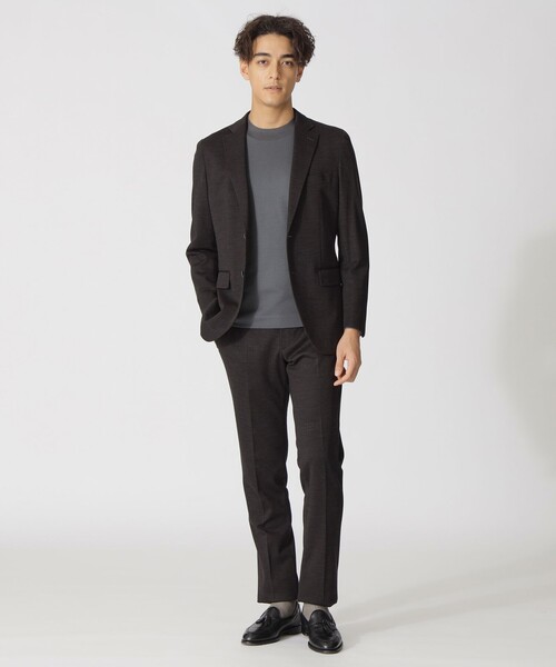 Paul Stuart（ポールスチュアート）の「「STUART'S TRAVELER」　バーズアイジャージースラックス（スラックス・メンズ・ネイビー/グレー系その他2・46/48/50/52）」の6枚目の写真