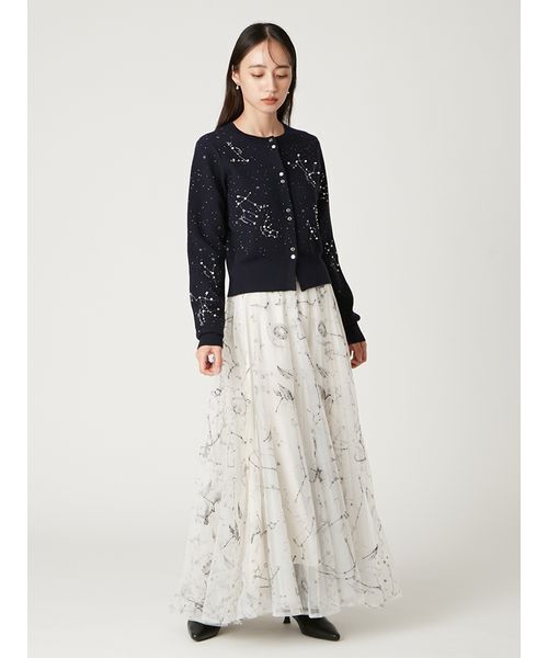 セール】エトワールエンブロイダリーチュールスカート（スカート