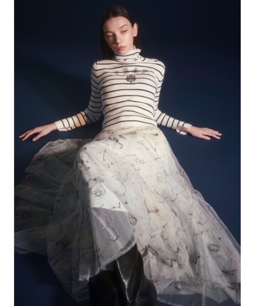 セール】エトワールエンブロイダリーチュールスカート（スカート