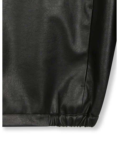 BESLOW（ビースロー）の「VEGAN LEATHER STAND COLLAR JACKET BLACK（ライダースジャケット・メンズ・その他・SMALL/MEDIUM）」の16枚目の写真