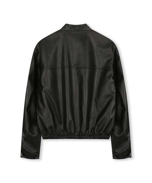 BESLOW（ビースロー）の「VEGAN LEATHER STAND COLLAR JACKET BLACK（ライダースジャケット・メンズ・その他・SMALL/MEDIUM）」の8枚目の写真