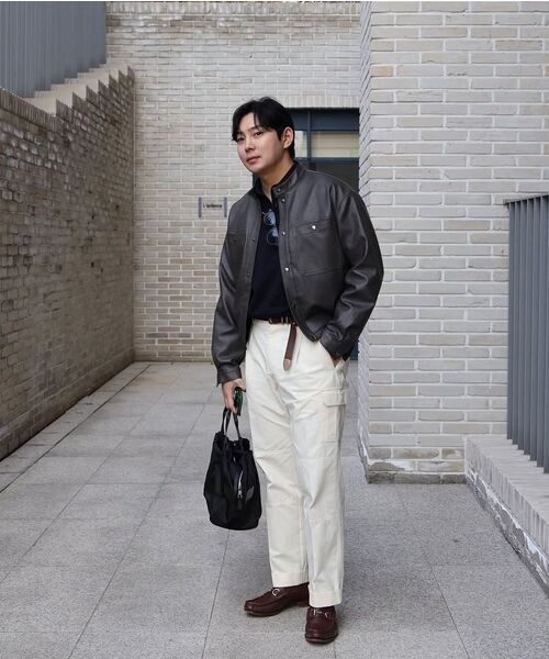 BESLOW（ビースロー）の「VEGAN LEATHER STAND COLLAR JACKET BLACK（ライダースジャケット・メンズ・その他・SMALL/MEDIUM）」の12枚目の写真