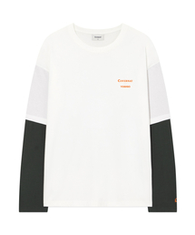 [カバーナット x ヨシゴ] プラスチックスチールライフレイヤードロングスリーブ Off White