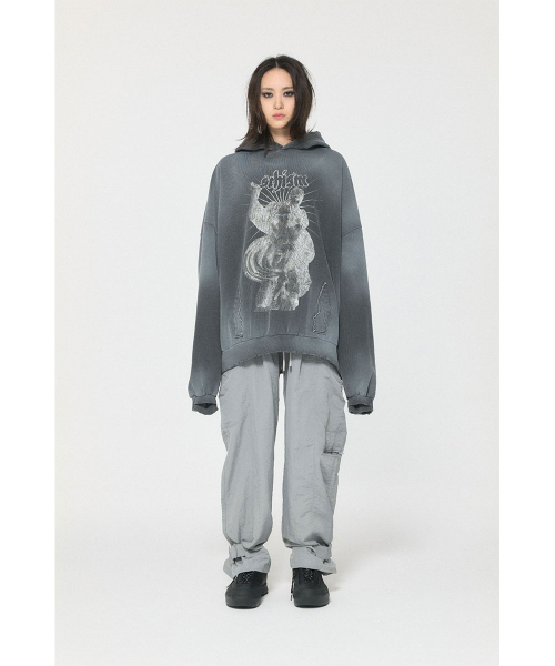 SCHISM INDUCING(スキズムインデューシング)の「MASTER PANTS VER2, GREY(スウェットパンツ・レディース・その他・FREE)」の5枚目の写真