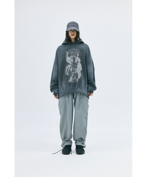 SCHISM INDUCING(スキズムインデューシング)の「MASTER PANTS VER2, GREY(スウェットパンツ・レディース・その他・FREE)」の16枚目の写真