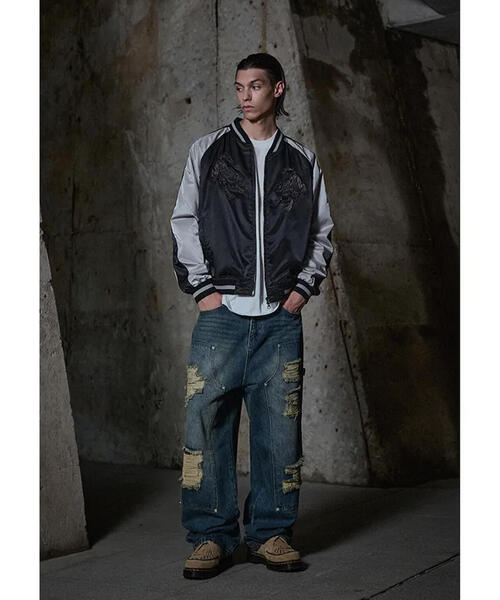 NOT4NERD/ノットフォーナード/Cerberus Satin Blouson Jacket