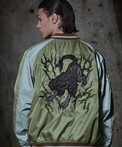 NOT4NERD/ノットフォーナード/Cerberus Satin Blouson Jacket