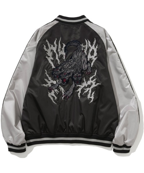 エルエイチピー（LHP）/NOT4NERD／ノットフォーナード／CERBERUS SATIN SOUVENIR JACKET NOT4NERD/ノットフォーナード/Cerberus Satin Blouson Jacket
