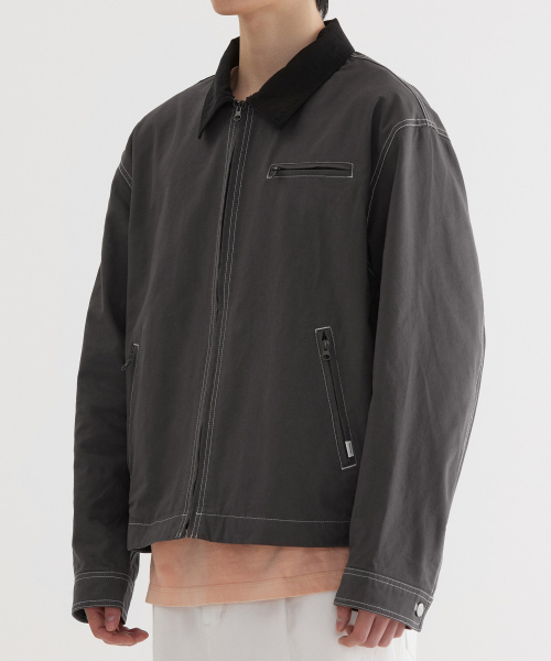 COVERNAT(カバーナット)の「ワークジャケット チャコール(その他アウター・レディース・その他・LARGE/X-LARGE/SMALL/MEDIUM)」の7枚目の写真