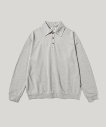 RC WIDE COLLAR VINTAGE PIQUE SHIRT_GREY