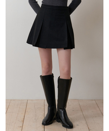 Lead mini skirt (black)